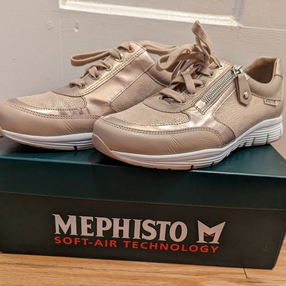 Beige Mephisto Ylona Soft Air Extra Light